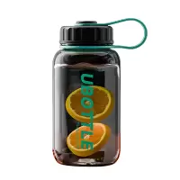富光 FG0335-1100 清力经典水杯塑料杯运动水杯 1.1升 黑色 个