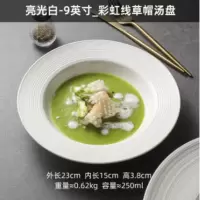 草帽汤盘9英寸 容量250ml