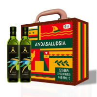 中粮安达露西特级初榨橄榄油礼盒 500ml*2