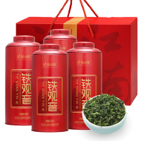 忆江南茶叶乌龙茶尊贵品鉴福建铁观音清香一级铁观音礼盒罐装125g*4罐
