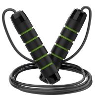 戎胜达 钢丝跳绳健身训练跳绳竞速跳绳 绿色2.8米 3176
