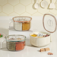 奥美优 AMY3298 多格调味罐橙色