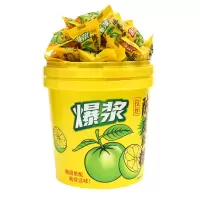 正宗爆浆陈皮软糖 网红年货喜糖夹心糖招待粮果休闲零食 陈皮软糖桶装238g*1桶