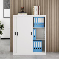 国翌 GY-TYM-1090文件办公柜 档案柜 凭证资料柜 带锁 灰白色900*400*1090mm