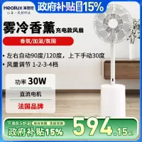 海路世(Heallux)直流变频台地两用充电款雾冷香薰电风扇DF01EA