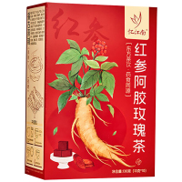 忆江南养生茶红参阿胶玫瑰红枣桂圆枸杞养生花茶盒装红参阿胶玫瑰茶130g
