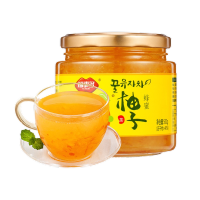 [1瓶装]福事多蜂蜜柚子茶500g[沥干物≥40%]百香果柠檬罐装冲饮水果茶泡水喝的东西冲泡茶饮