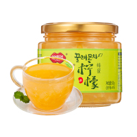 [1瓶装]福事多蜂蜜柠檬茶500g[沥干物≥40%]百香果柚子罐装冲饮水果茶泡水喝的东西冲泡茶饮