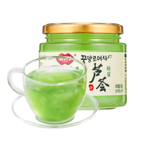 [1瓶装]福事多蜂蜜芦荟茶500g[沥干物≥20%]百香果柚子罐装冲饮水果茶泡水喝的东西冲泡茶饮