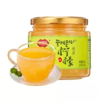 [买1送1 共1000g]福事多蜂蜜柠檬茶500g/瓶[沥干物≥40%]百香果柚子罐装冲饮水果茶泡水喝的东西冲泡茶饮