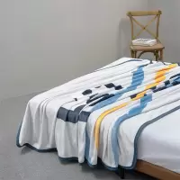 水星家纺DH若欧法兰绒毯150cm×200cm