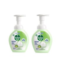 滴露(Dettol)玻尿酸泡沫洗手液 儿童宝宝成人通用家庭抑菌洗手液 250ml*2瓶青柠香味