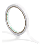 得力(deli)双面胶棉纸双面胶带强力办公双面胶带 12mm*10y 30401 单卷-