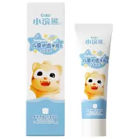 小浣熊牙膏儿童健齿牙膏不含氟护齿牙膏换牙期水果味蓝莓味牙膏 50g*1支