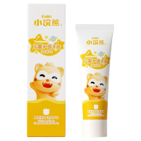 小浣熊牙膏儿童健齿牙膏不含氟护齿牙膏换牙期水果味橙子味牙膏 50g*1支