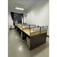 商业办公家具单人工位桌(不含活动柜) (12组起订)