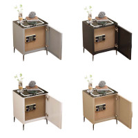 DXBG钢制智能床头柜家用一体现代多功能指纹无线快充简约床头柜纯钢+铁门+保险柜