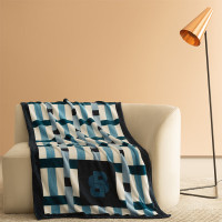 BOSS HUGO BOSS 晶格条纹毯 HBMT-035*