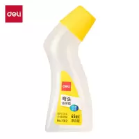得力(deli)65ml海绵弯头高透明胶水 高粘液体胶7312 12支装 单位:盒