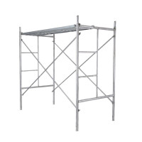 西昊(SIHOO)镀锌脚手架脚边沟铆钉三筋方管组合脚手架1m高*1.25m宽*1.8m长2.5厚加强型