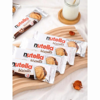 费列罗意榛滋Nutella爱心巧克力饼41.4克*14包独立包装榛果可可酱