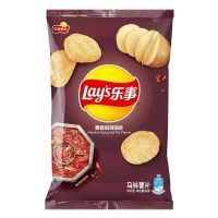 乐事薯片多口味休闲零食小吃办公室休闲零食 麻辣香锅味40g*10袋