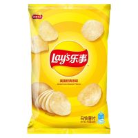 乐事薯片多口味休闲零食小吃办公室休闲零食 原味40g*10袋