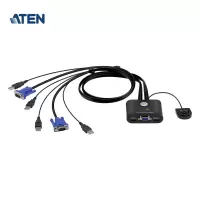 宏正 ATEN KVM多电脑切换器 2口 2进1出 CS22U