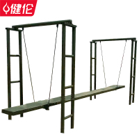 健伦/JEEANLEAN 单人浪木抗眩晕军训拓展400米障碍地面场地训练器材 JL-LM01GC