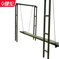 健伦/JEEANLEAN 单人浪木JL-LM01GC 抗眩晕军训拓展400米障碍地面场地训练器材