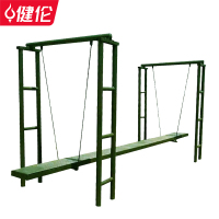 健伦/JEEANLEAN 单人浪木JL-LM01GC 抗眩晕军训拓展400米障碍地面场地训练器材&&