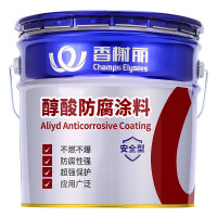 香榭丽漆 安全型醇酸防锈防腐漆 醇酸调和漆 军绿13kg/桶