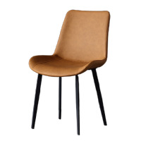 戴劲 岩板餐桌椅组合12mm方形饭桌家用小户型钢底餐厅四脚椅 两把