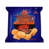 上好佳田园薯片办公室零食送女友网红休闲小零食多口味12g*25包烤肉味