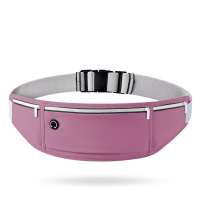 匹牧 PM-YB-005 健走腰包男女运动户外跑步手机腰包 藕粉色 均码 个