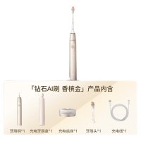 飞利浦(PHILIPS)HX9996/11钻石Ai电动牙刷电动牙刷(单位:个)香槟金