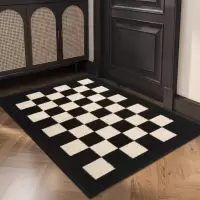 墨斗鱼 丙纶地垫棋盘格60X90CM1129