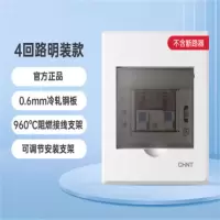 正 泰(CHNT)强电箱配电箱明装4回路NEX5-C10400M