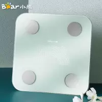 小熊(Bear) 体脂秤智能电子秤人体体重秤称重脂肪秤男女减肥专用高精度蓝牙连接电子称家用 [新品体脂秤]26项测量数据
