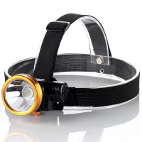 LED锂电强光远射户外头戴手电筒矿灯迷你款便携