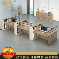 鑫金虎 高箱屏风职员桌六人位