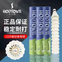 何大屋(Hodtown) S500 羽毛球 耐打比赛训练球飞行稳定羽毛球12只装