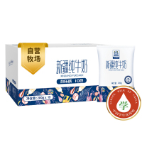 土姥姥-新疆利乐枕纯牛奶200g*10包