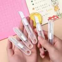 晨光文具 美工刀莫兰迪色系mini 3把颜色随机 ASS913H3