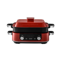 摩飞电器(Morphyrichards)MR9099 多功能锅 5L(单位:台)英伦红