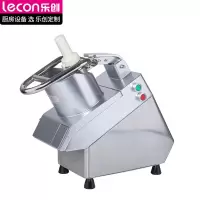 乐创(lecon)切菜机商用电动多功能食堂用切菜机不锈钢蔬菜刨片机自动切菜机LC-205A