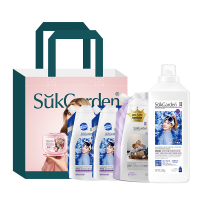 蔬果园家庭清洁洗护礼盒 蔬果园衣物清洁四件套3.05kg