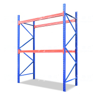 臻远 ZY4121572 重型高位库房货架 蓝色 2500*1000*3000mm 1吨