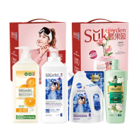 蔬果园家庭清洁洗护礼盒 蔬果园洗护家清四件套3.65kg