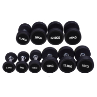 赛玛 铸铁包胶哑铃(2.5KG*2+5KG*2+10KG*2) YJ007/套